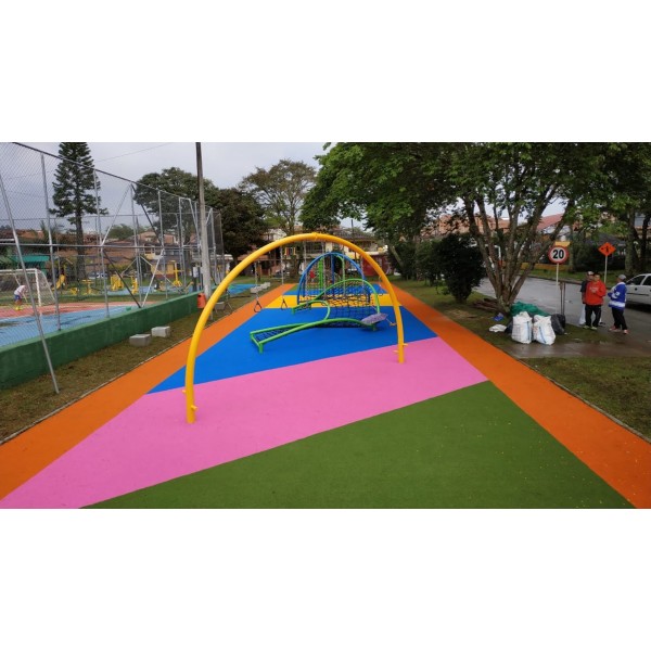 Piso sintetico para parques infantiles